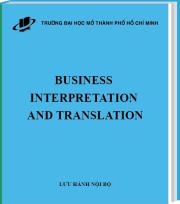 BUSINESS INTERPRETATION AND TRANSLATION