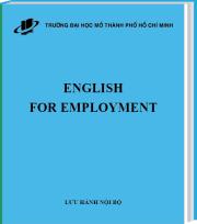 Anh ngữ nhân dụng (ENGLISH FOR EMPLOYMENT)